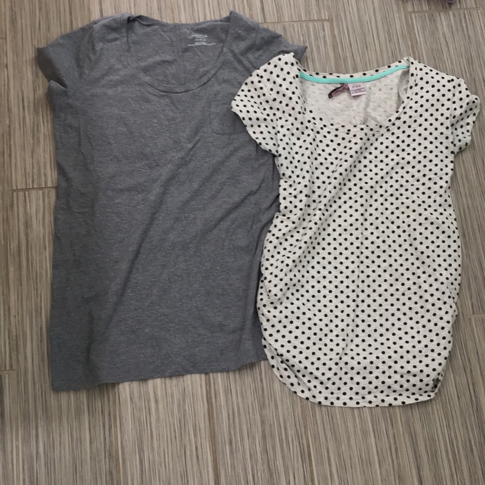 Maternity tees. Size Medium.